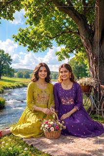 Desi kudi siddhi 3pcs wholesalers in surat for kurtis